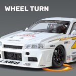 ماکت ماشین فلزی نیسان اسکالاین رالی 1:24 Nissan Skyline GT R R34 - Image 6