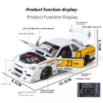 ماکت ماشین فلزی نیسان اسکالاین رالی 1:24 Nissan Skyline GT R R34 - Image 8