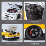 ماکت ماشین فلزی نیسان اسکالاین رالی 1:24 Nissan Skyline GT R R34 - Image 7