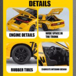 ماکت ماشین فلزی مزدا مدل Mazda RX7 FC مقیاس 1:24 - Image 3