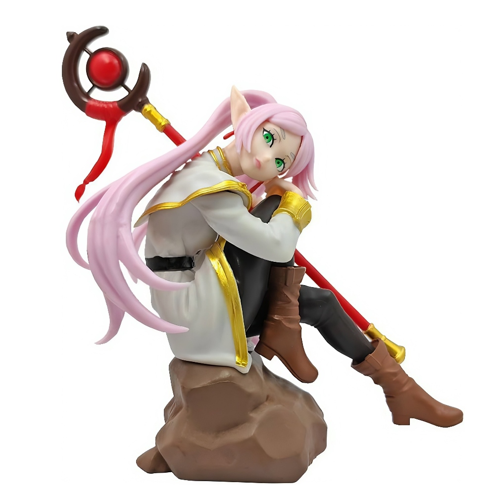 عصا فیگور فریرن نشسته با عصا جعبه دار ۱۳ سانتی پایه دار - Image 1